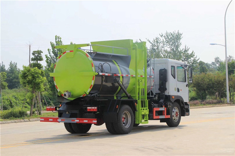 東風(fēng)8.5方餐廚垃圾車(圓罐)