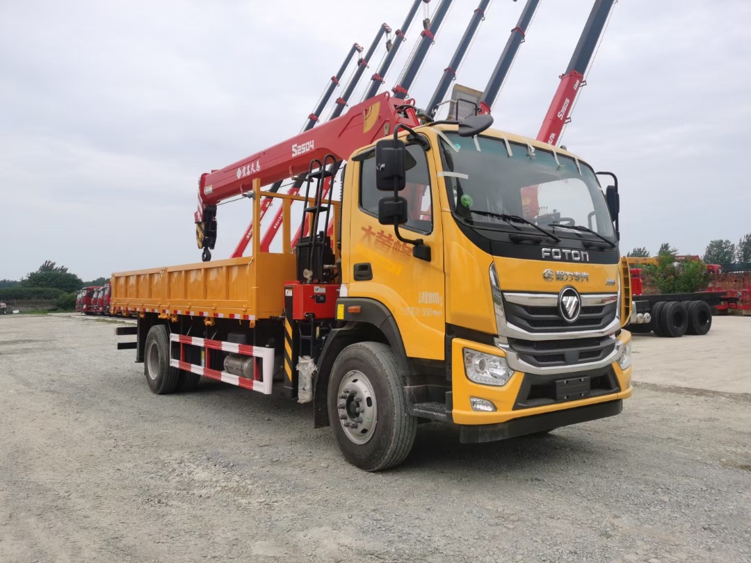 國六福田大黃蜂宏昌天馬10噸隨車吊